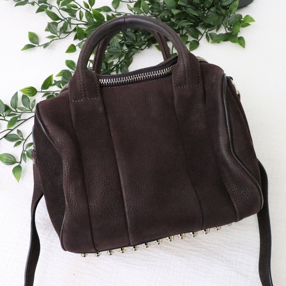 Alexander Wang Handbags - Rare Alexander Wang Mini Rocco in Rasin w/ Shoulde